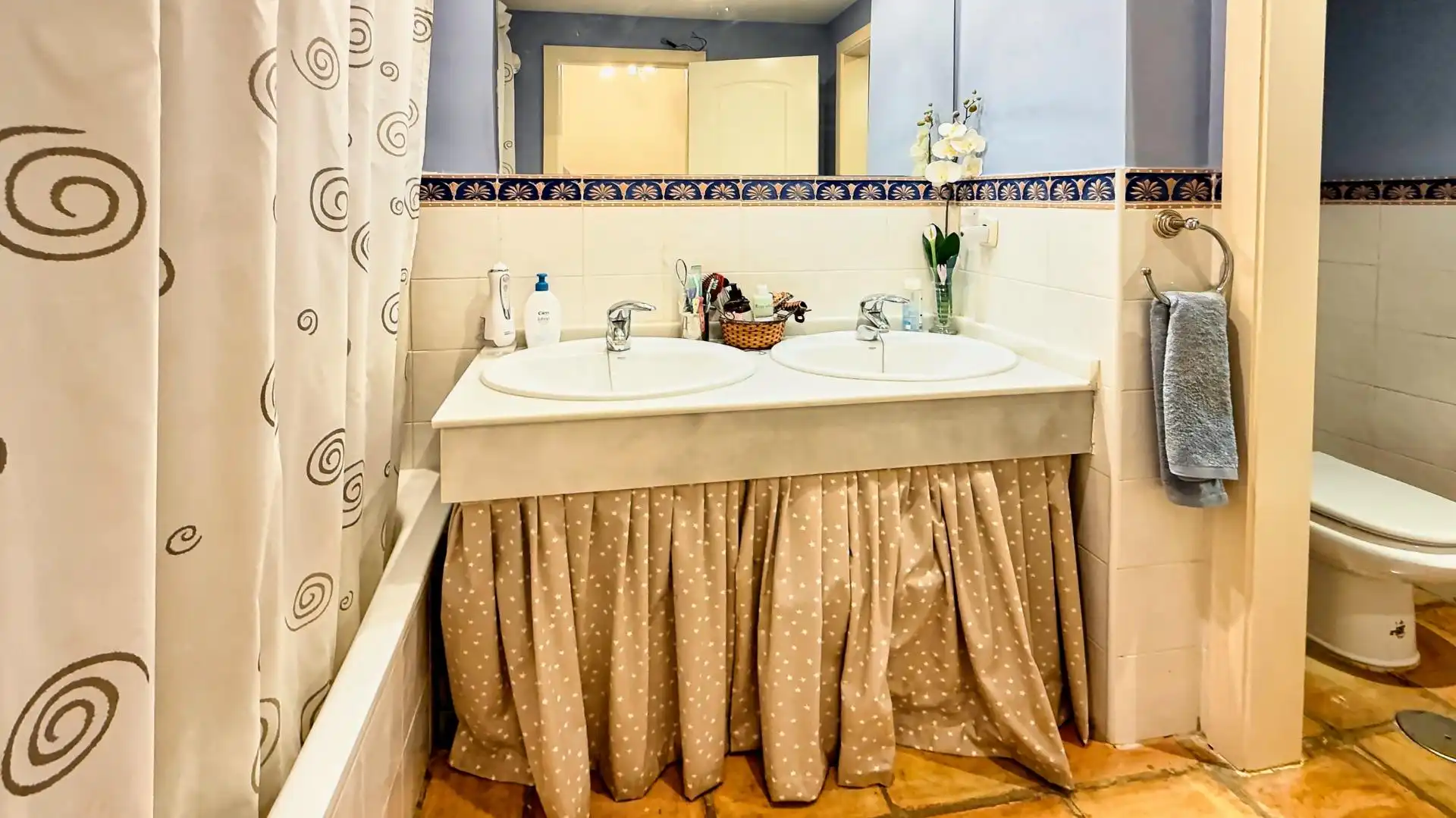 Baño de Casa adosada en venta en Finestrat con Aire acondicionado, Jardín privado y Terraza