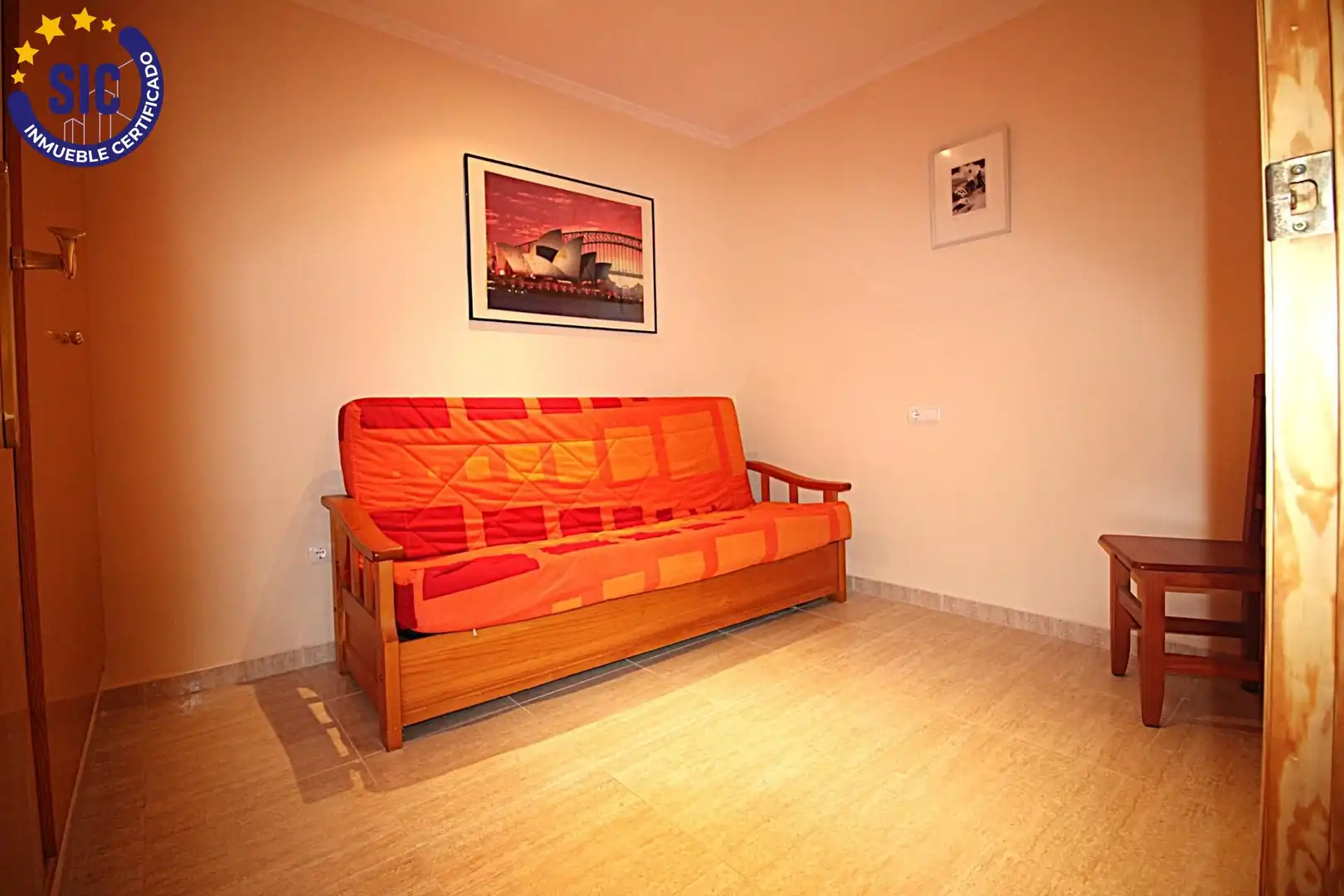 Dormitori de Apartament en venda en Oropesa del Mar / Orpesa amb Aire condicionat, Terrassa i Moblat