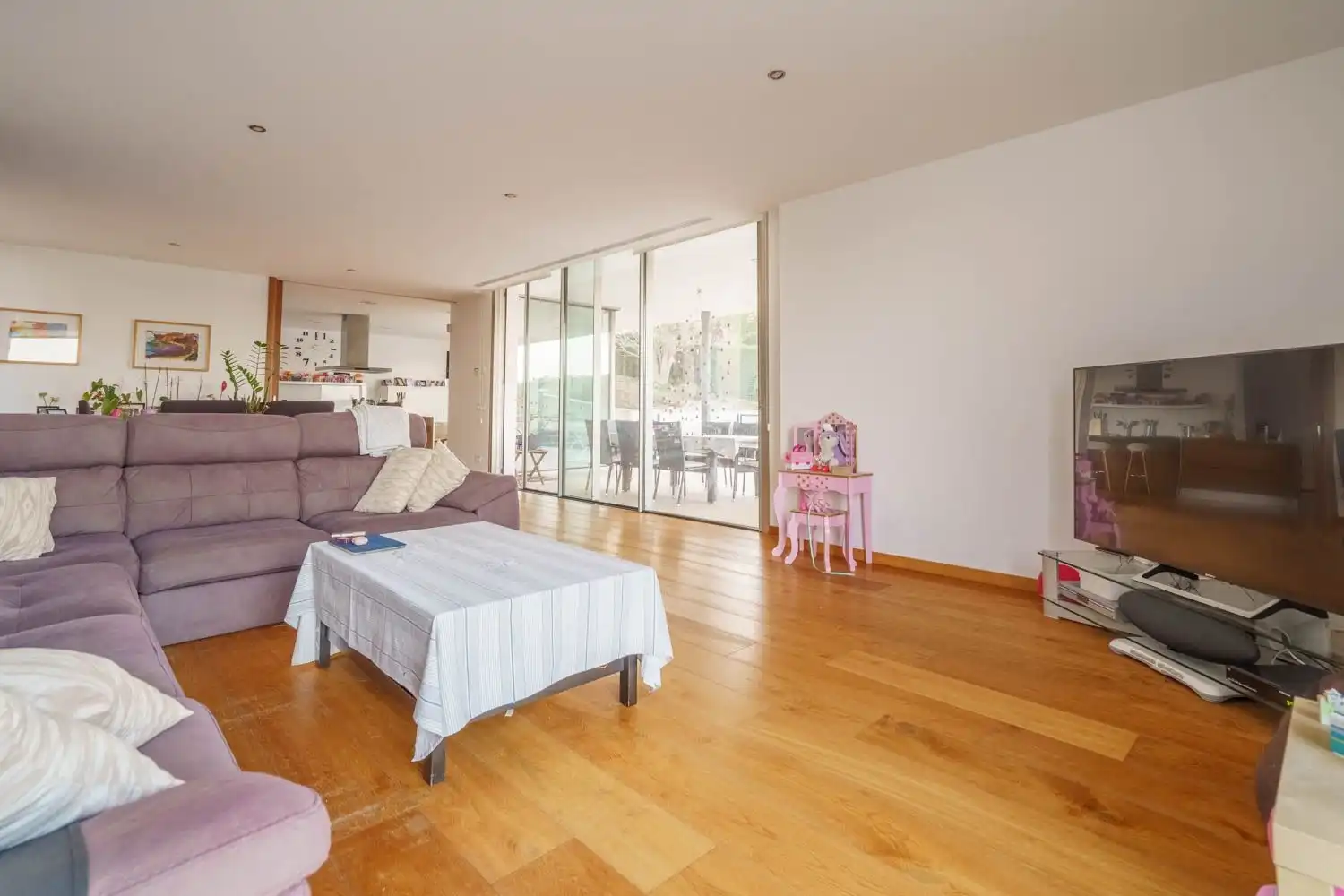 Sala de estar de Casa o chalet en venta en Calvià con Aire acondicionado, Jardín privado y Parquet