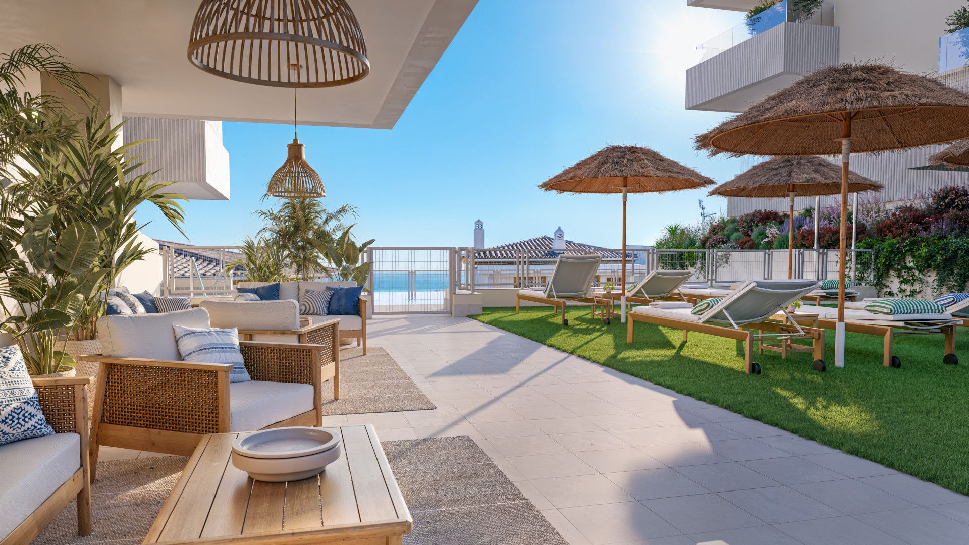 Terrace of Attic for sale in Benalmádena  with Air Conditioner, Terrace and Swimming Pool