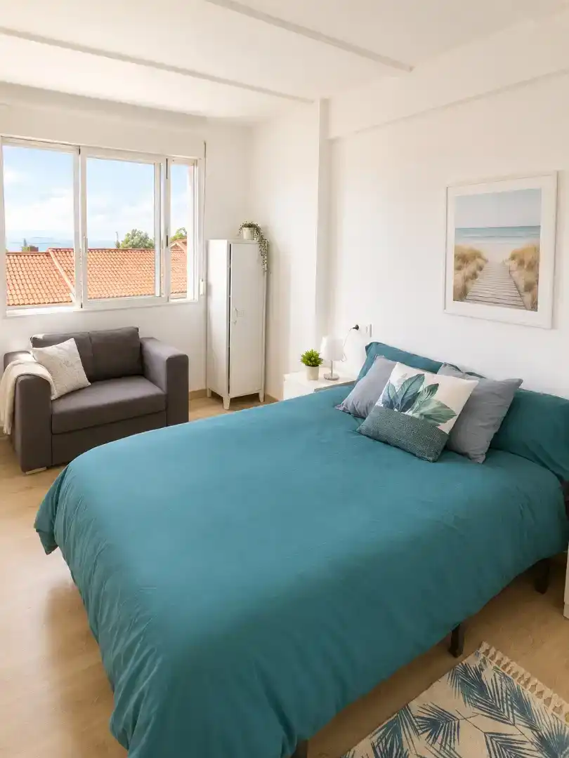 Schlafzimmer von Wohnung zur Miete in Vilanova de Arousa