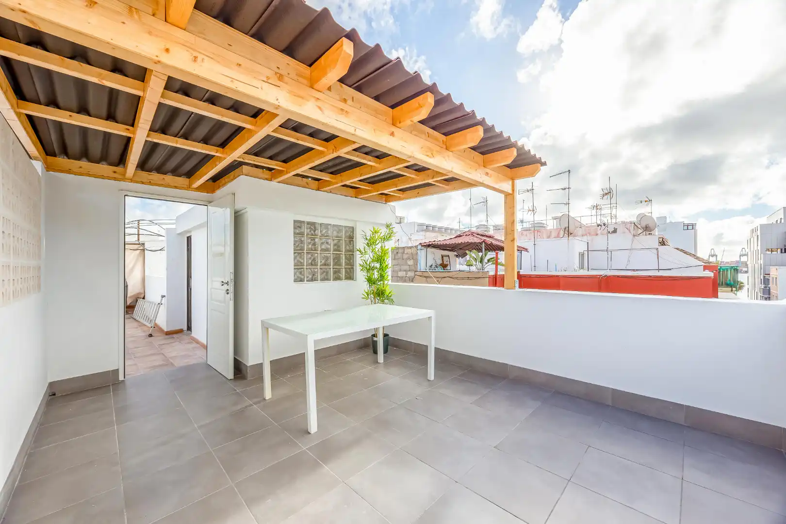 Terrace of Flat for sale in Las Palmas de Gran Canaria  with Terrace, Furnished and Balcony
