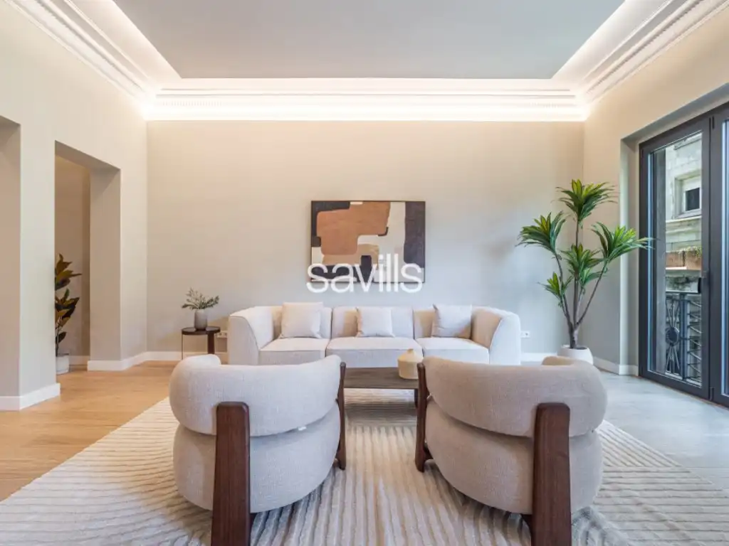 Sala de estar de Apartamento en venta en Barcelona con Aire acondicionado, Horno y Lavadora