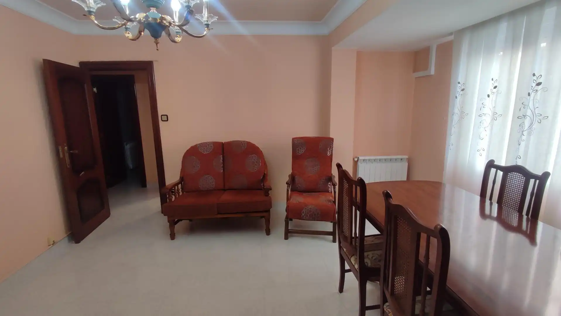 Sala de estar de Piso de alquiler en Zaragoza con Aire acondicionado, Calefacción y Terraza