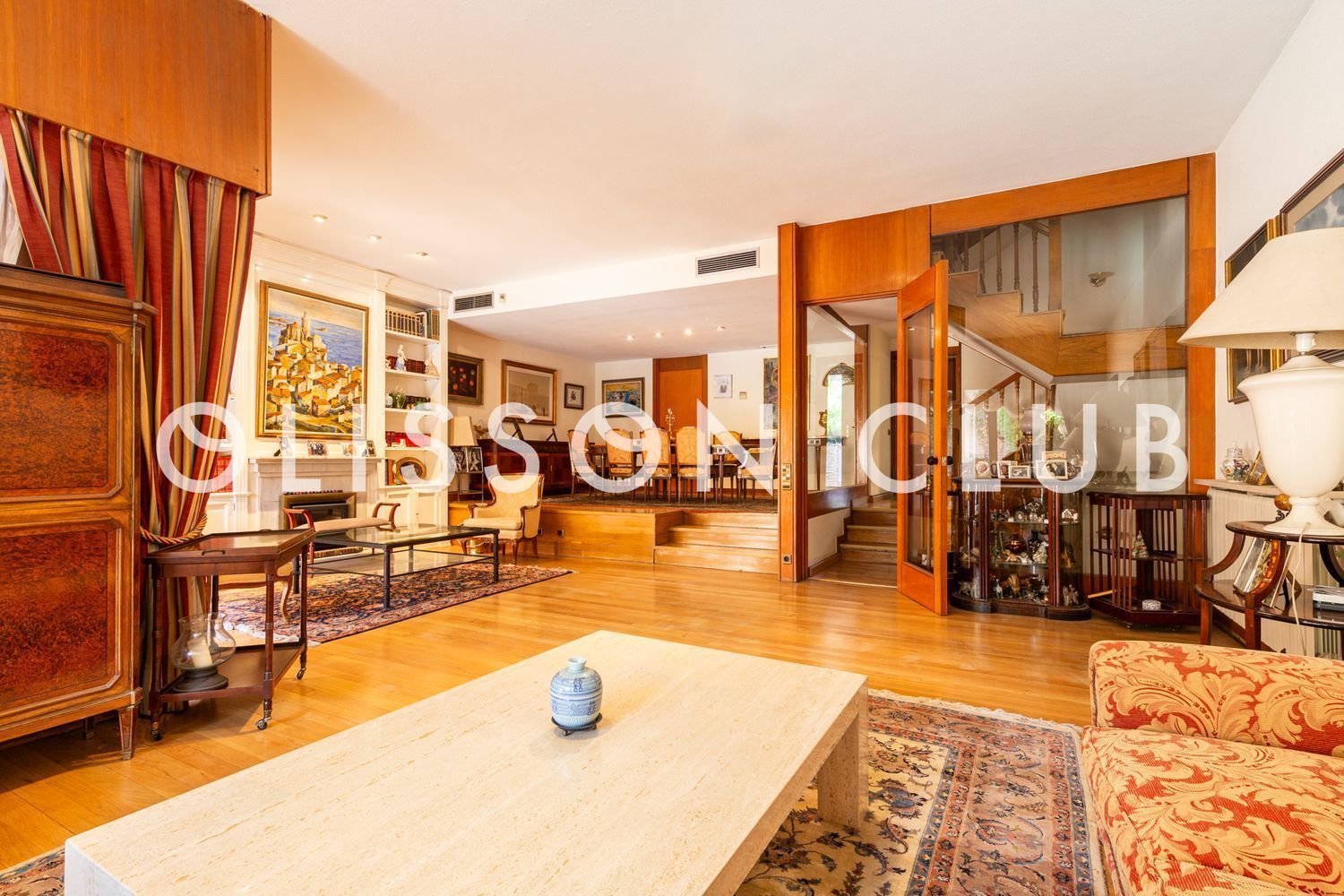 Living room of Single-family semi-detached for sale in  Madrid Capital  with Heating and Storage room