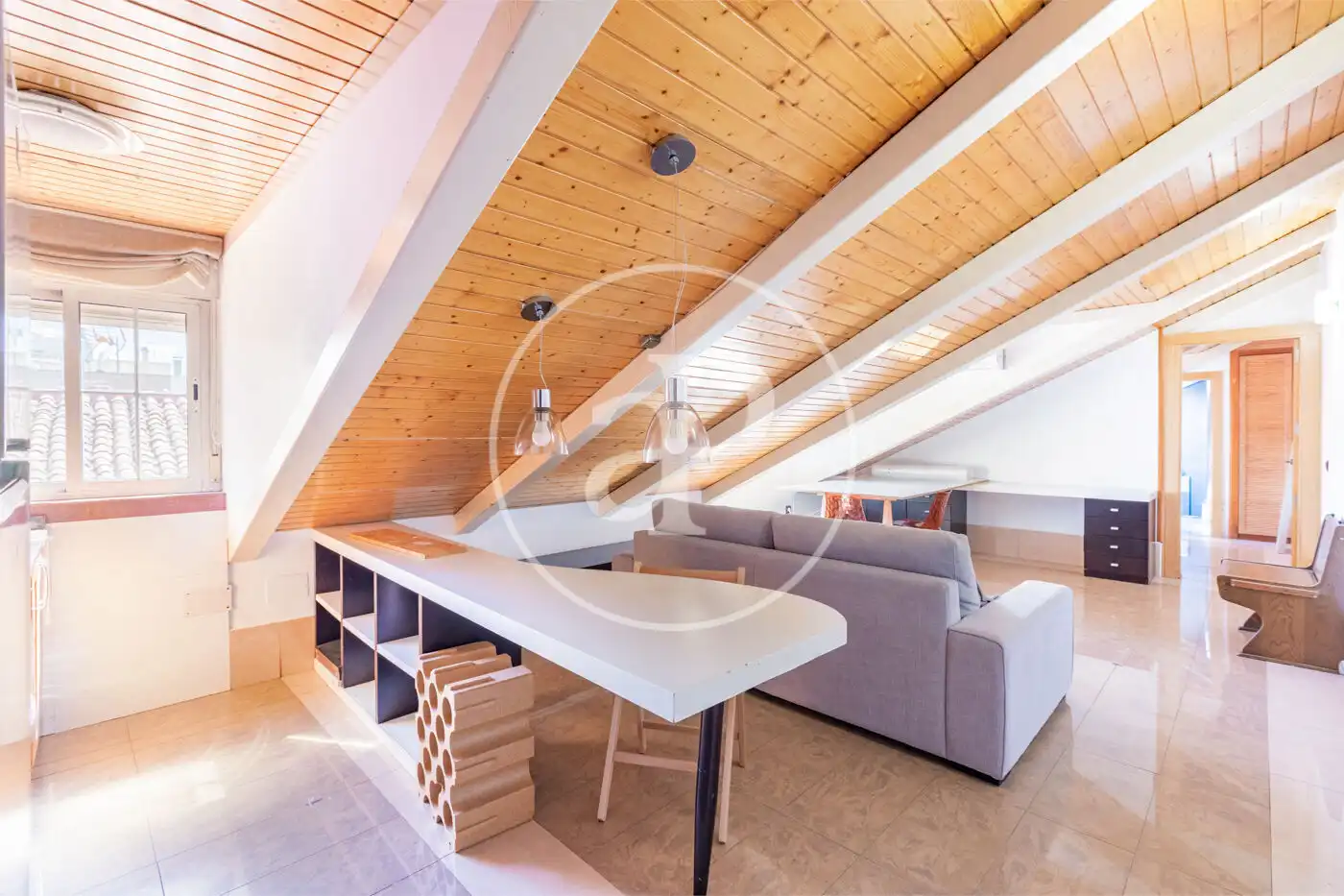 Wohnzimmer von Wohnung zum Verkauf in Madrid mit Klimaanlage, Heizung und Möbliert