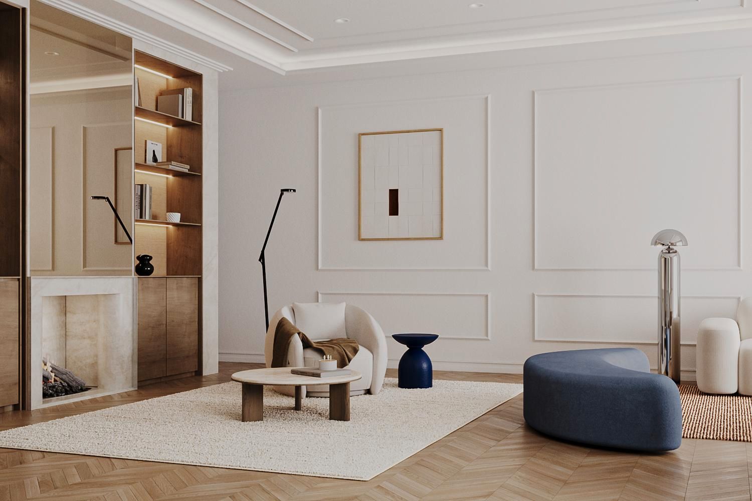 Sala de estar de Piso en venta en  Madrid Capital con Calefacción y Terraza