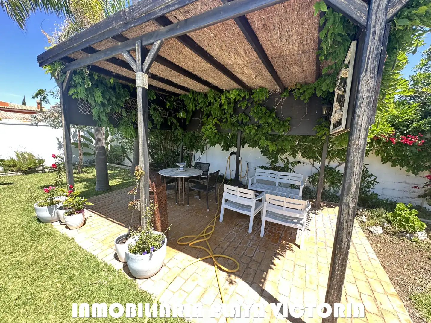 Terrace of Houses for sale in Chiclana de la Frontera  with Air Conditioner, Private garden and Swimming Pool