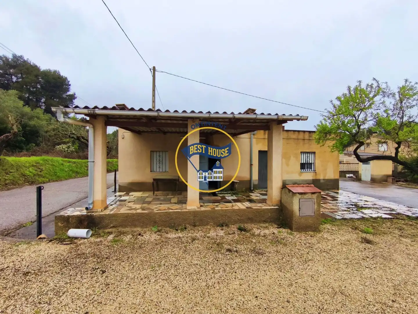 Vista exterior de Casa o xalet en venda en Ontinyent amb Jardí privat