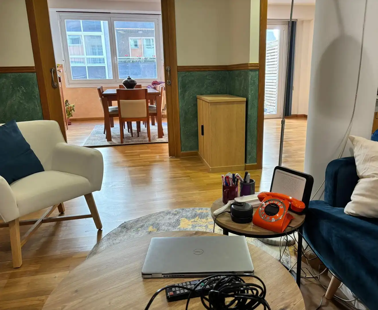 Sala de estar de Piso en venta en Ourense Capital  con Calefacción, Amueblado y Balcón