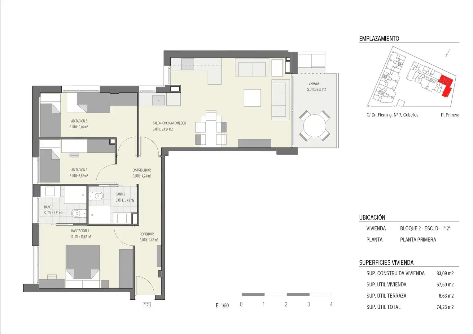 Flat for sale in Cubelles  with Air Conditioner, Heating and Terrace
