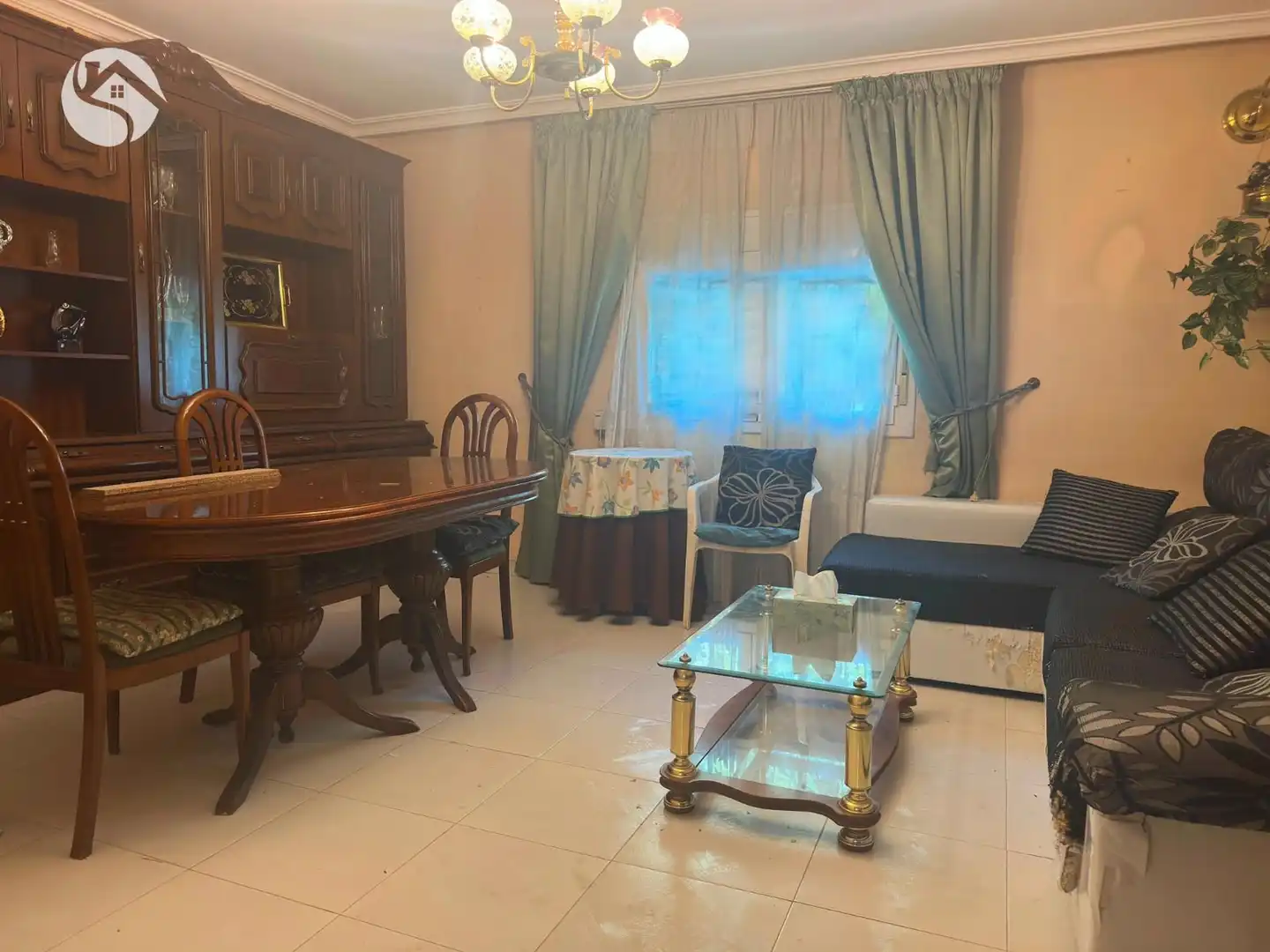 Living room of Flat for sale in Cuenca  with Heating, Storage room and Furnished
