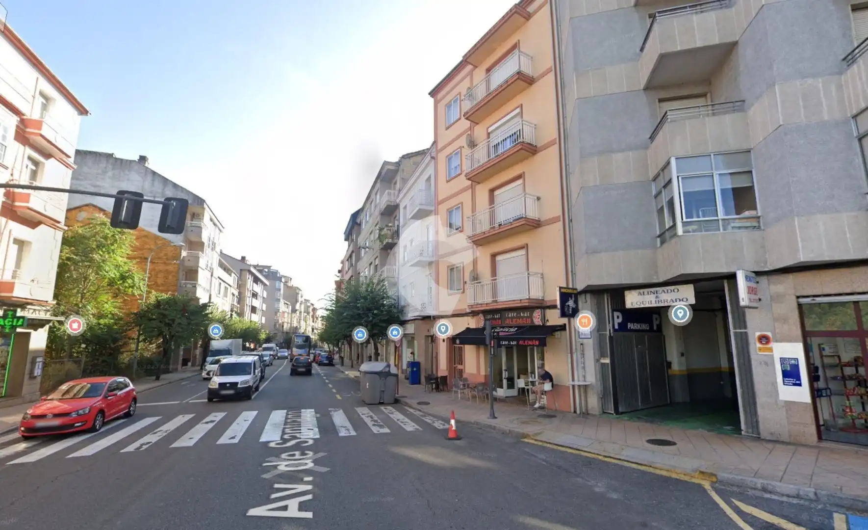Vista exterior de Apartamento en venta en Ourense Capital  con Calefacción y Amueblado