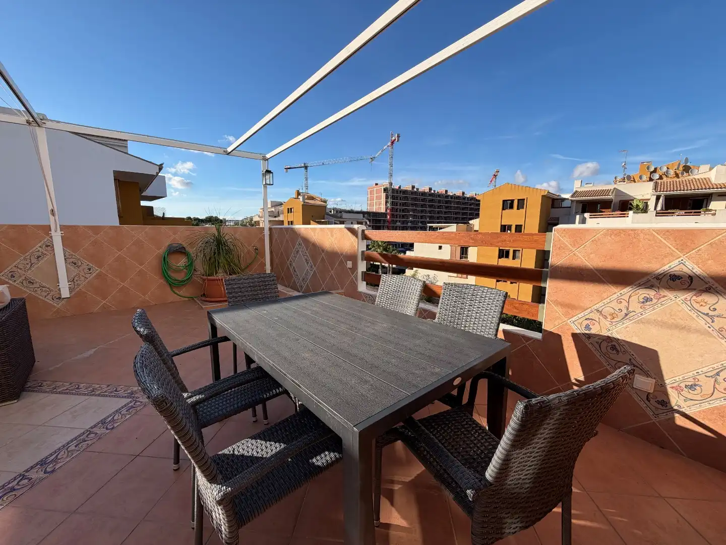 Terrasse von Wohnung zur Miete in Playa del Acequión, Náufragos y Rocío del Mar