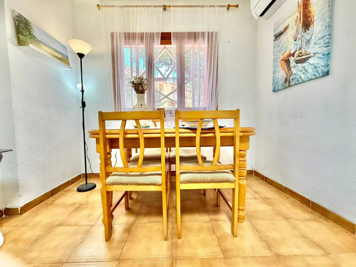 Comedor de Apartamento en venta en San Pedro del Pinatar con Aire acondicionado y Jardín privado