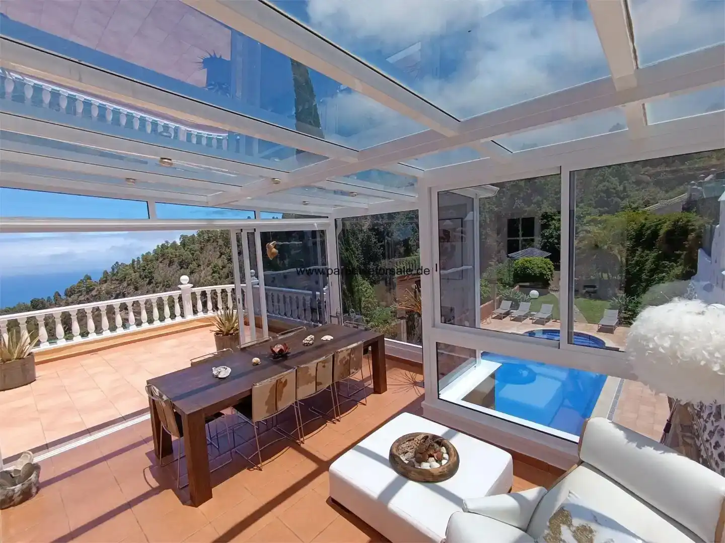 Terraza de Piso en venta en La Guancha con Jardín privado, Trastero y Piscina