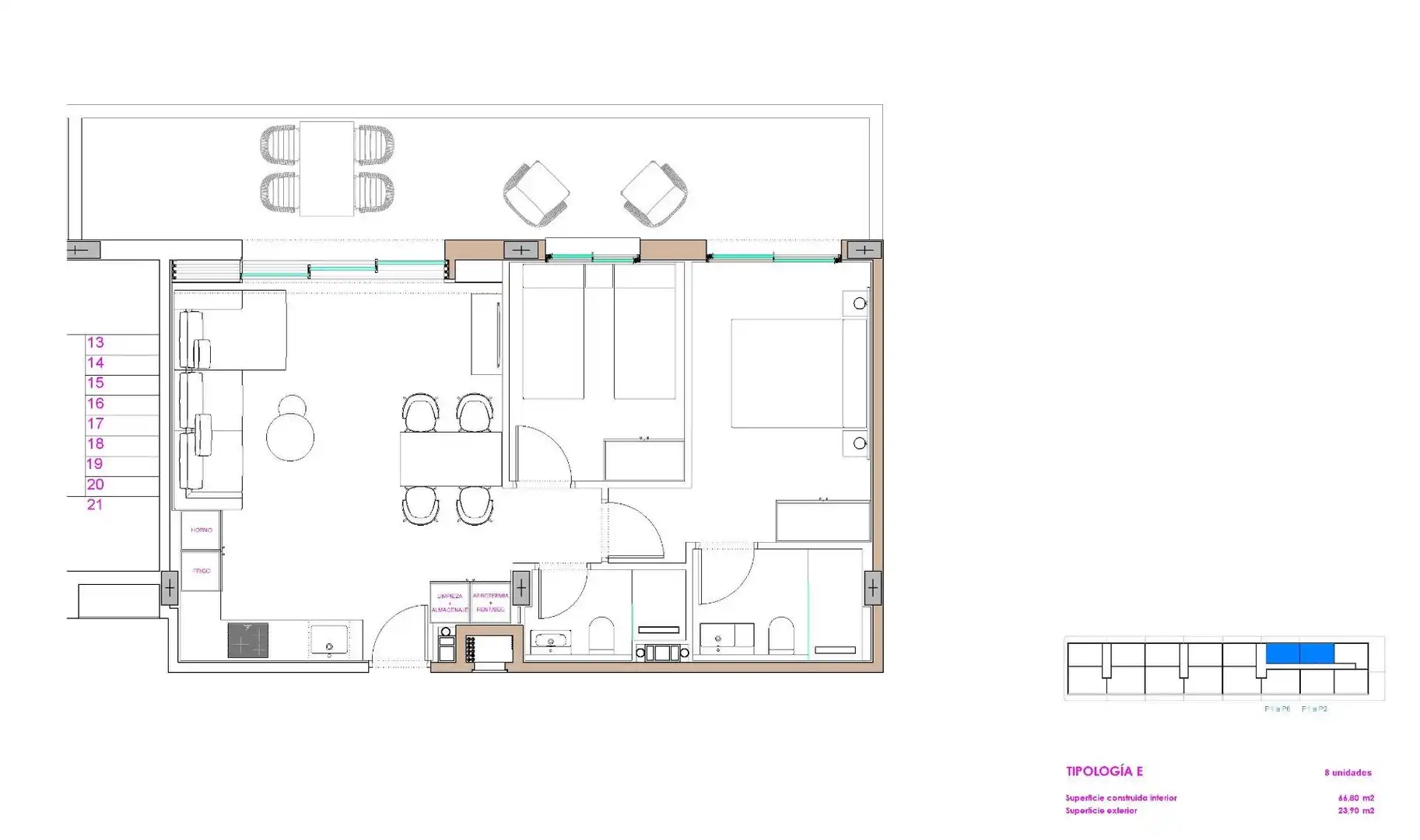 Apartment mit Pool zum Verkauf in Moncófar Playa, imagen 18