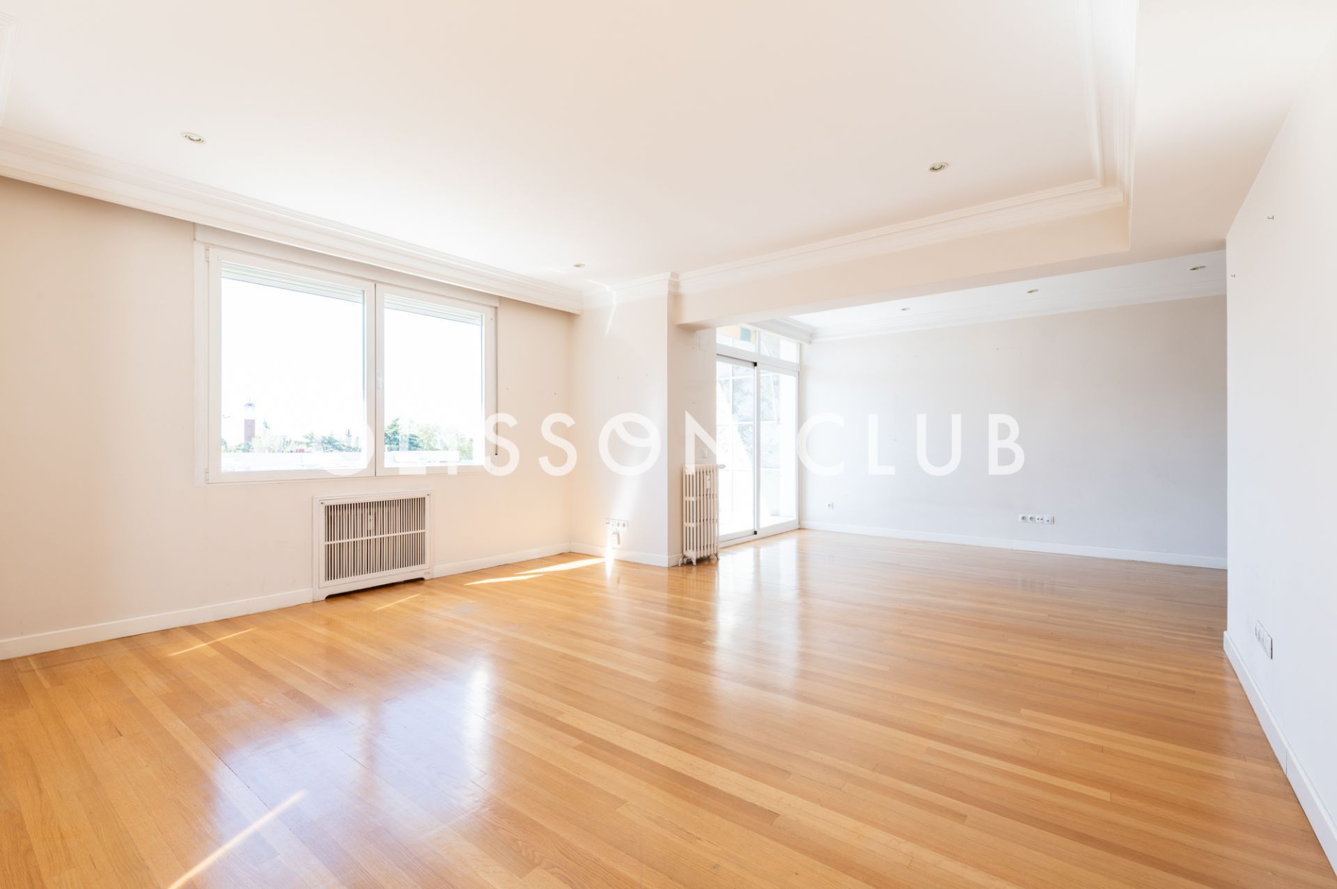Living room of Flat for sale in  Madrid Capital  with Air Conditioner, Heating and Terrace