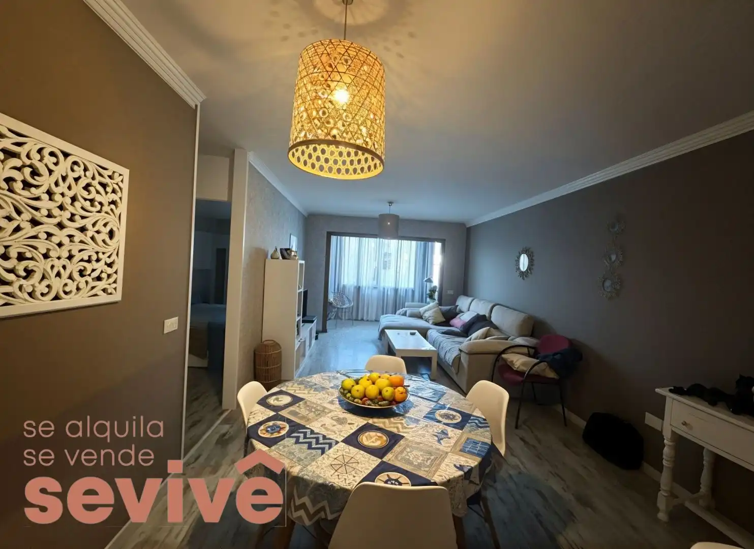 Sala de estar de Piso en venta en Granadilla de Abona con Terraza, Amueblado y Balcón