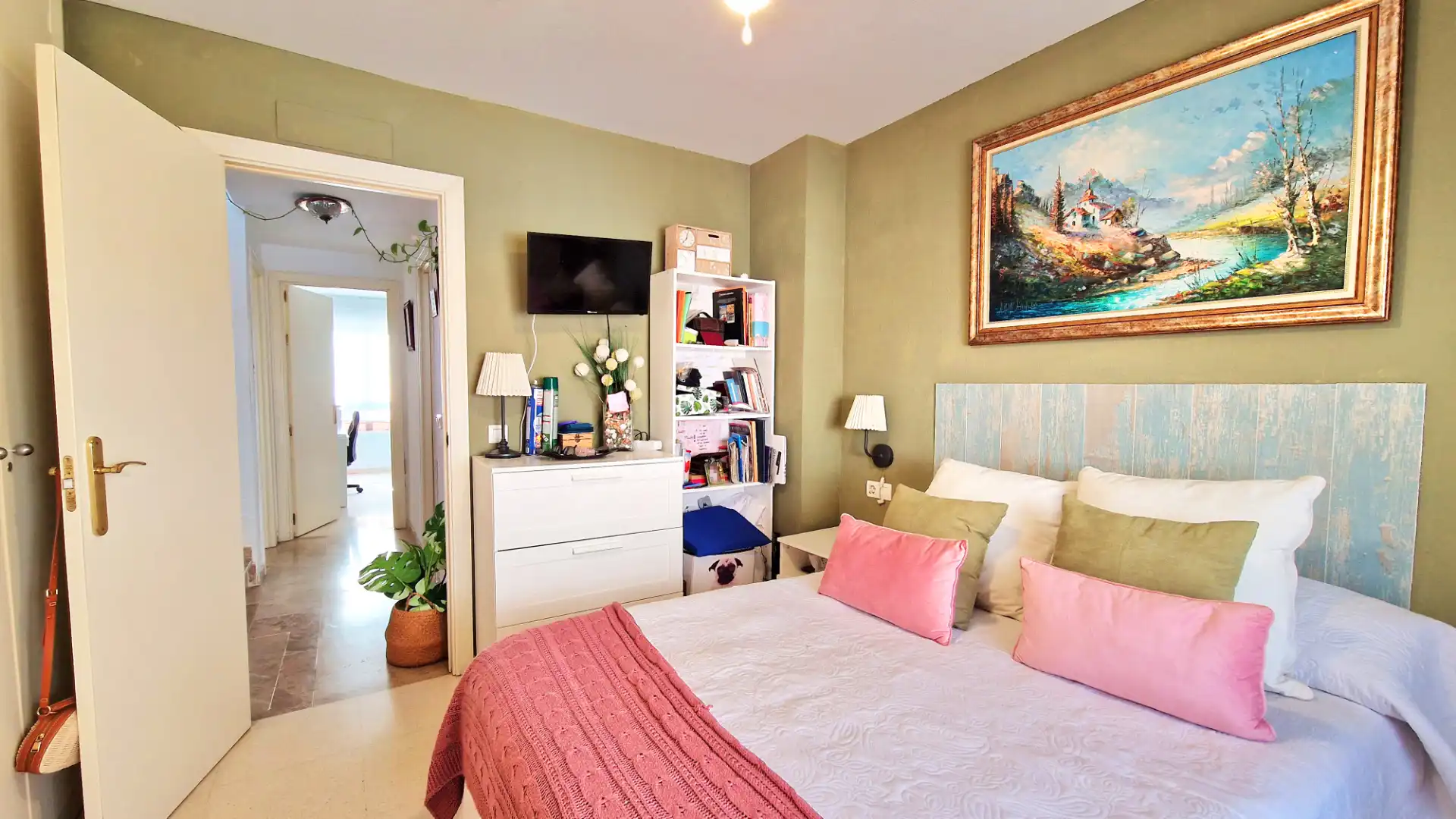 Habitación de Casa adosada en venta en Málaga con Aire acondicionado y Terraza