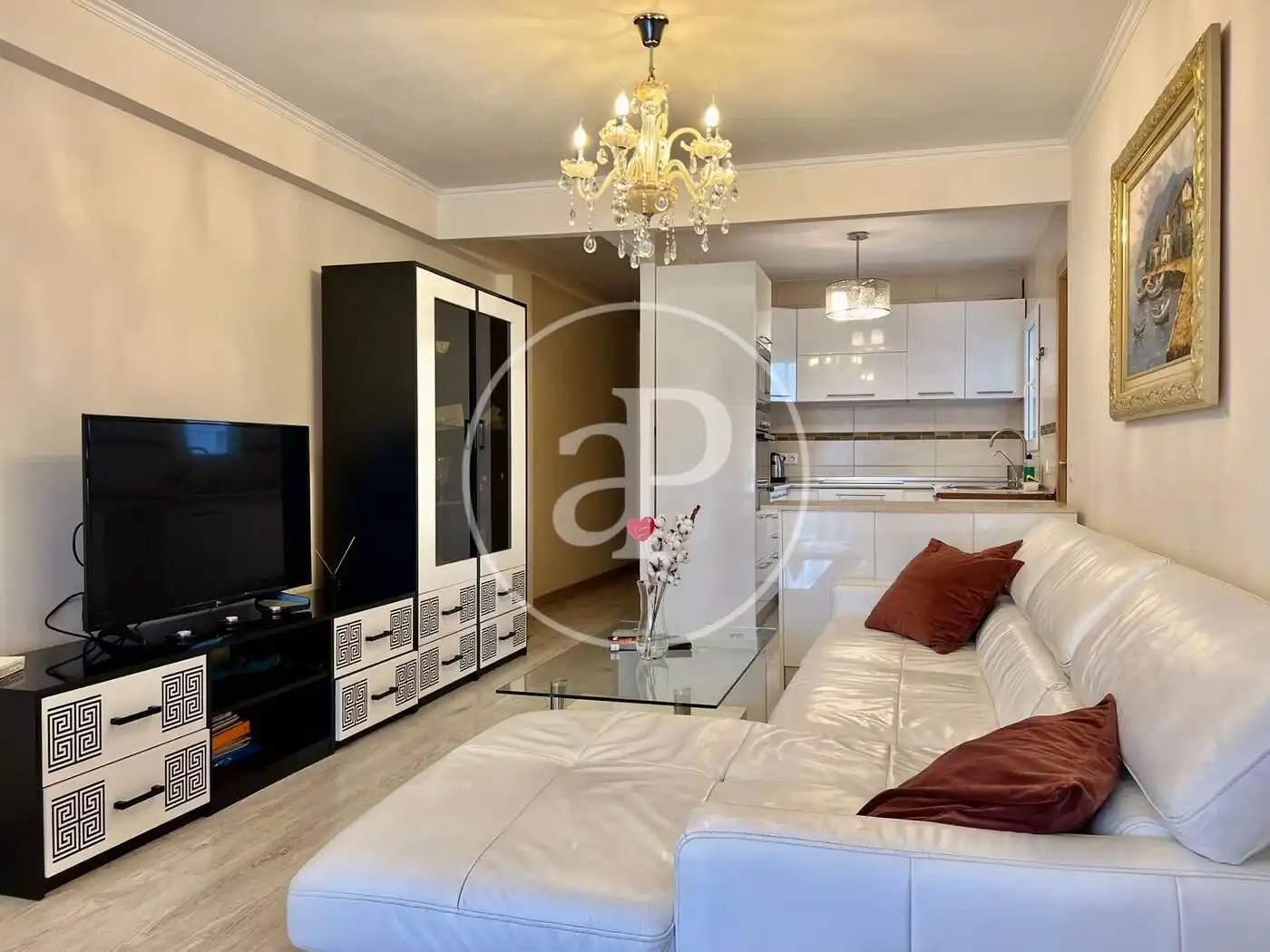 Sala de estar de Piso en venta en L'Alfàs del Pi con Aire acondicionado, Calefacción y Terraza
