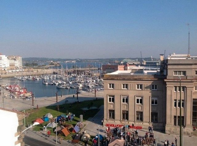 Vista exterior de Apartament de lloguer en A Coruña Capital  amb Aire condicionat, Calefacció i Parquet