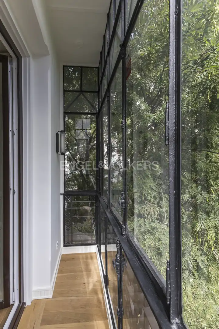 Terrasse von Wohnung zur Miete in Barrio de Salamanca