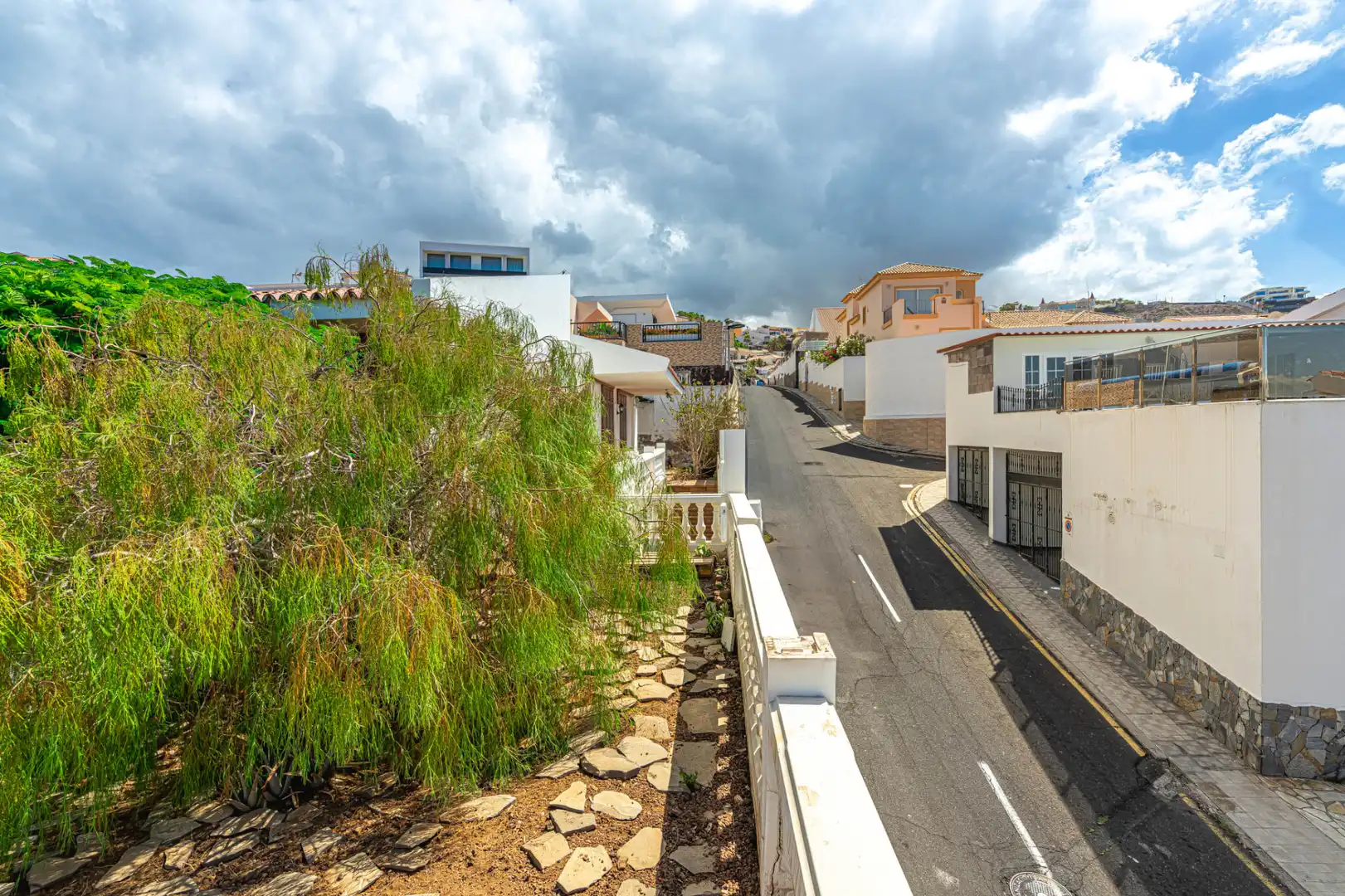 Vista exterior de Casa o chalet en venta en Adeje con Jardín privado y Terraza