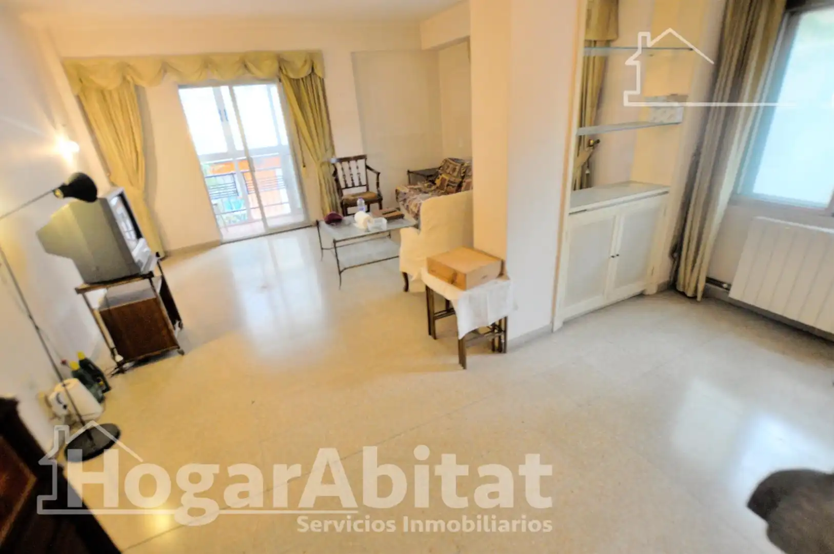 Living room of Flat for sale in Valencia  with Heating and Balcony