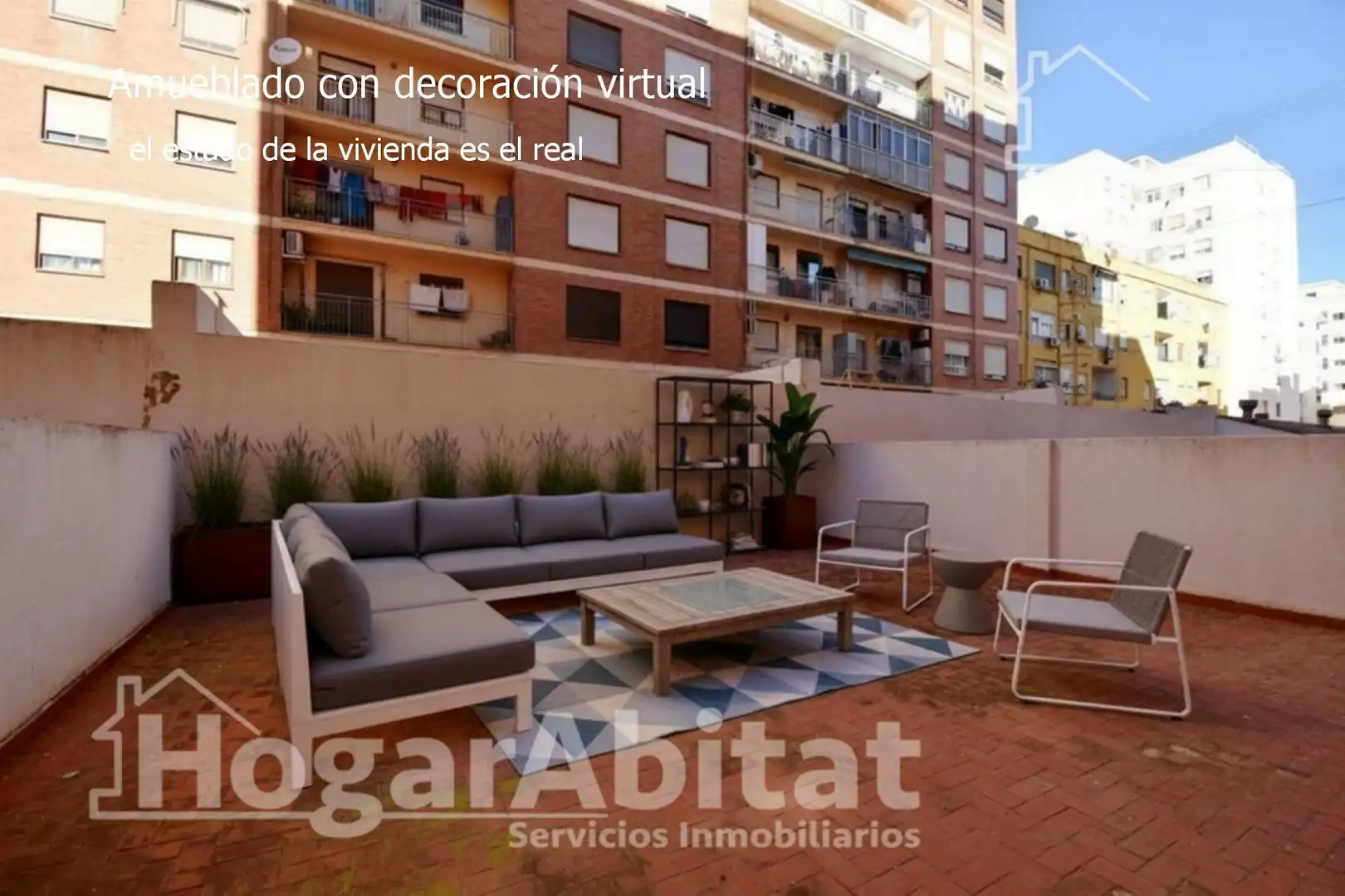 Terrasse von Wohnung zum Verkauf in Castellón de la Plana / Castelló de la Plana mit Terrasse