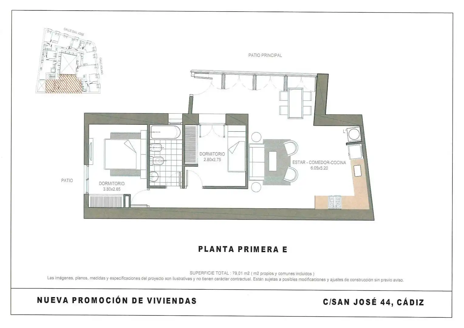 Flat for sale in Cádiz  with Heating