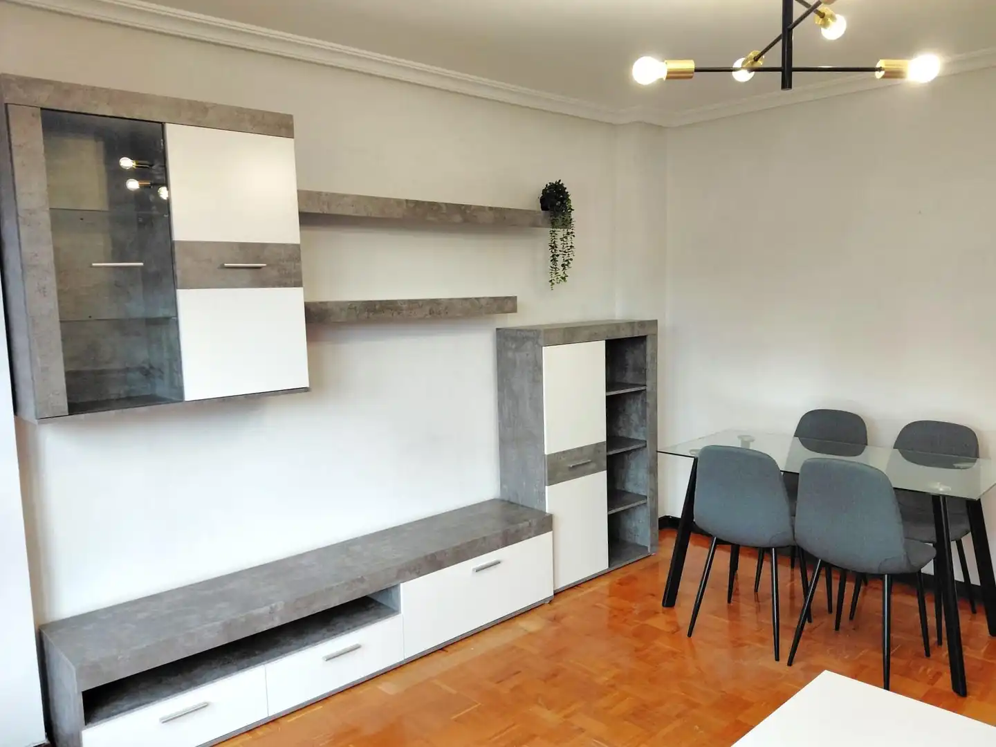 Sala de estar de Piso de alquiler en Oviedo  con Calefacción