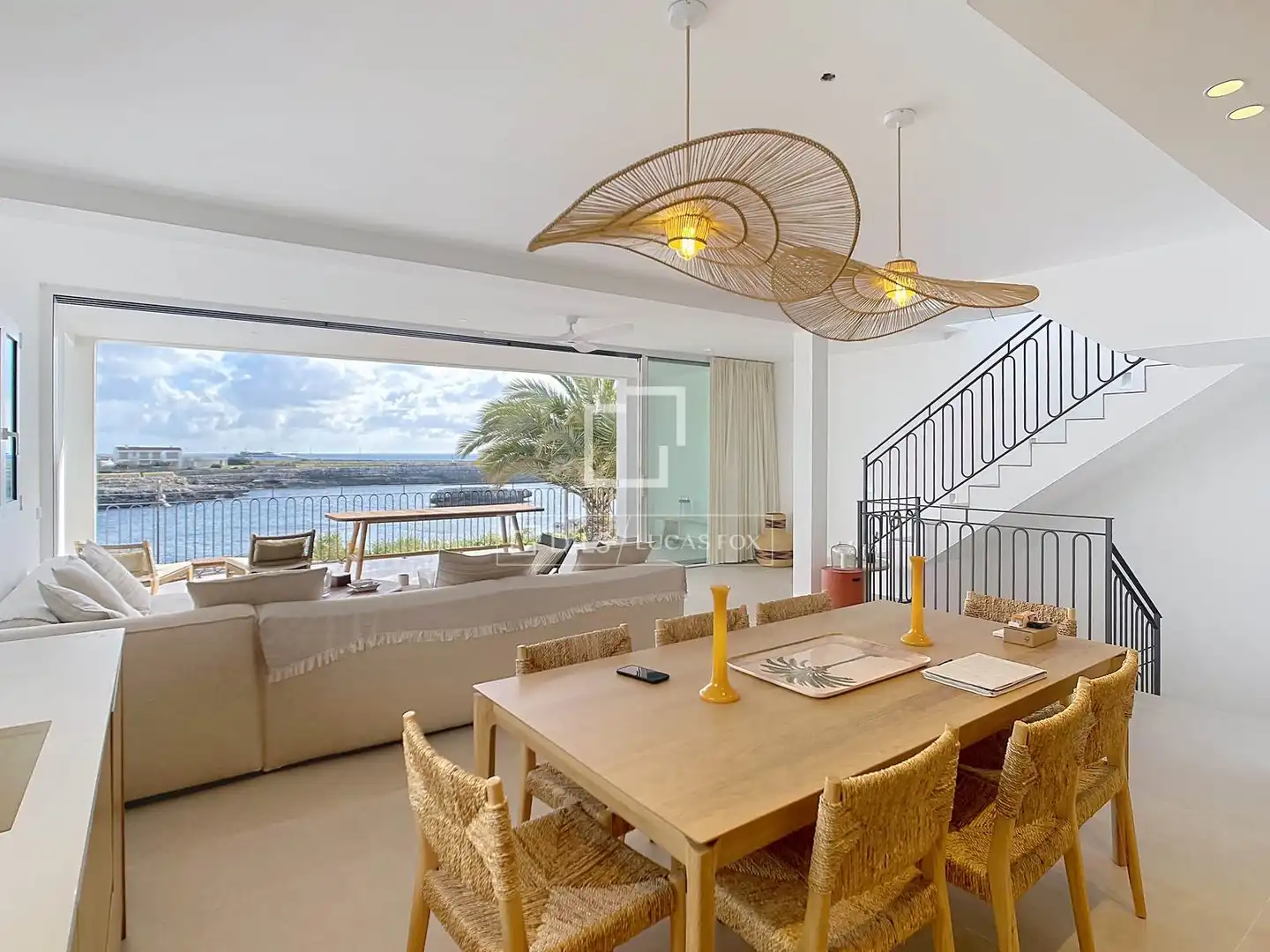 Sala de estar de Casa o chalet de alquiler en Ciutadella de Menorca con Aire acondicionado, Calefacción y Jardín privado