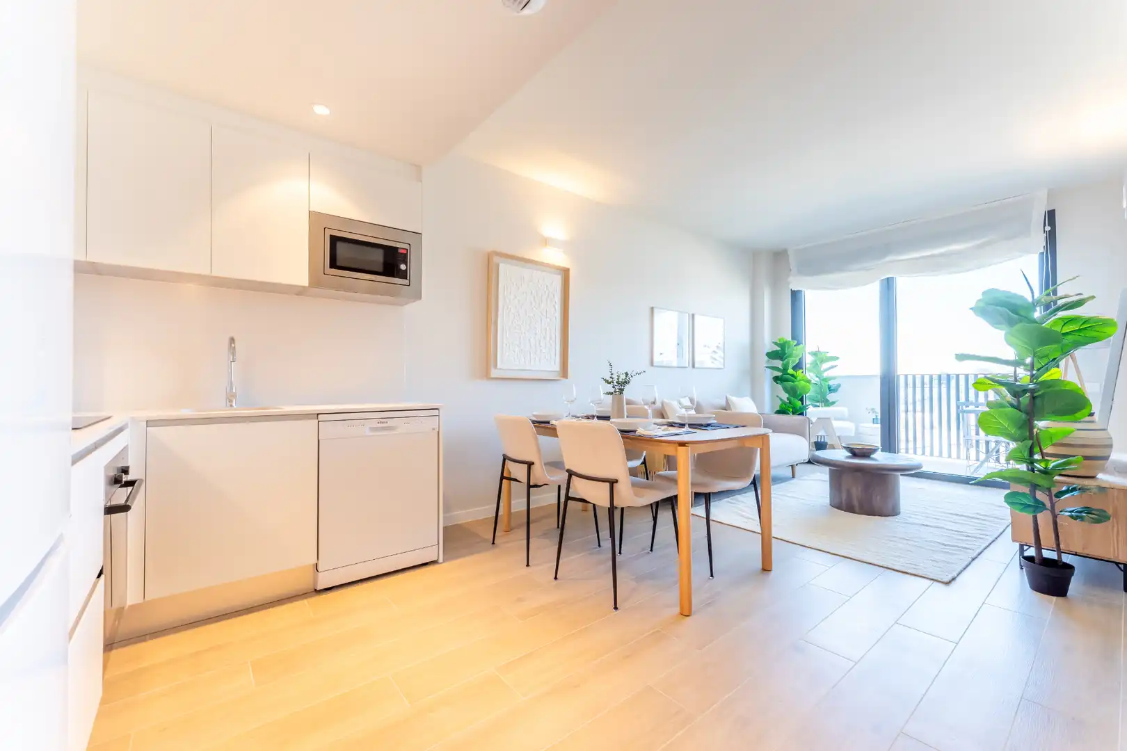Cocina de Piso de alquiler en Sant Joan d'Alacant con Aire acondicionado, Trastero y Horno
