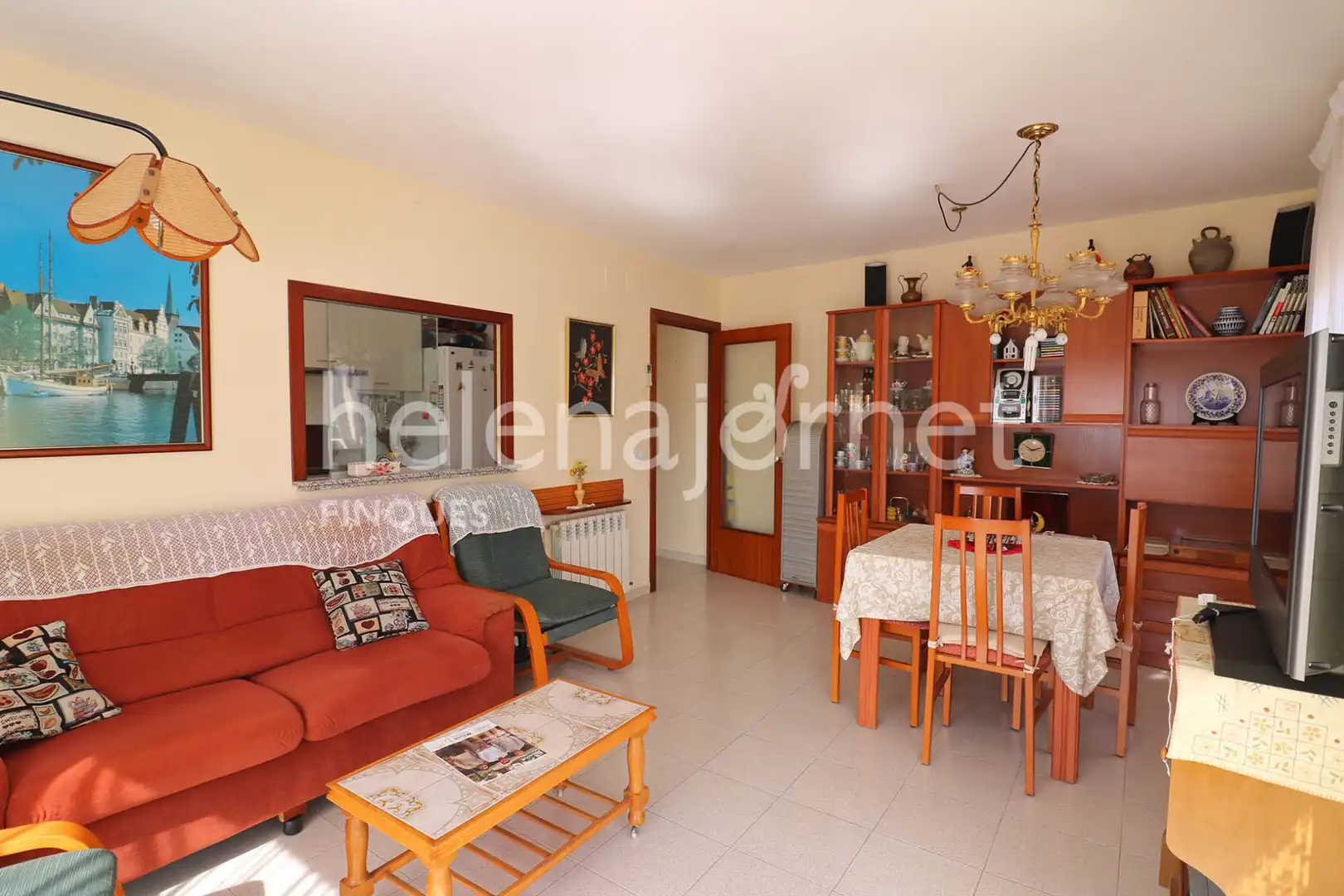 Sala d'estar de Pis en venda en Sant Feliu de Guíxols amb Aire condicionat, Calefacció i Terrassa