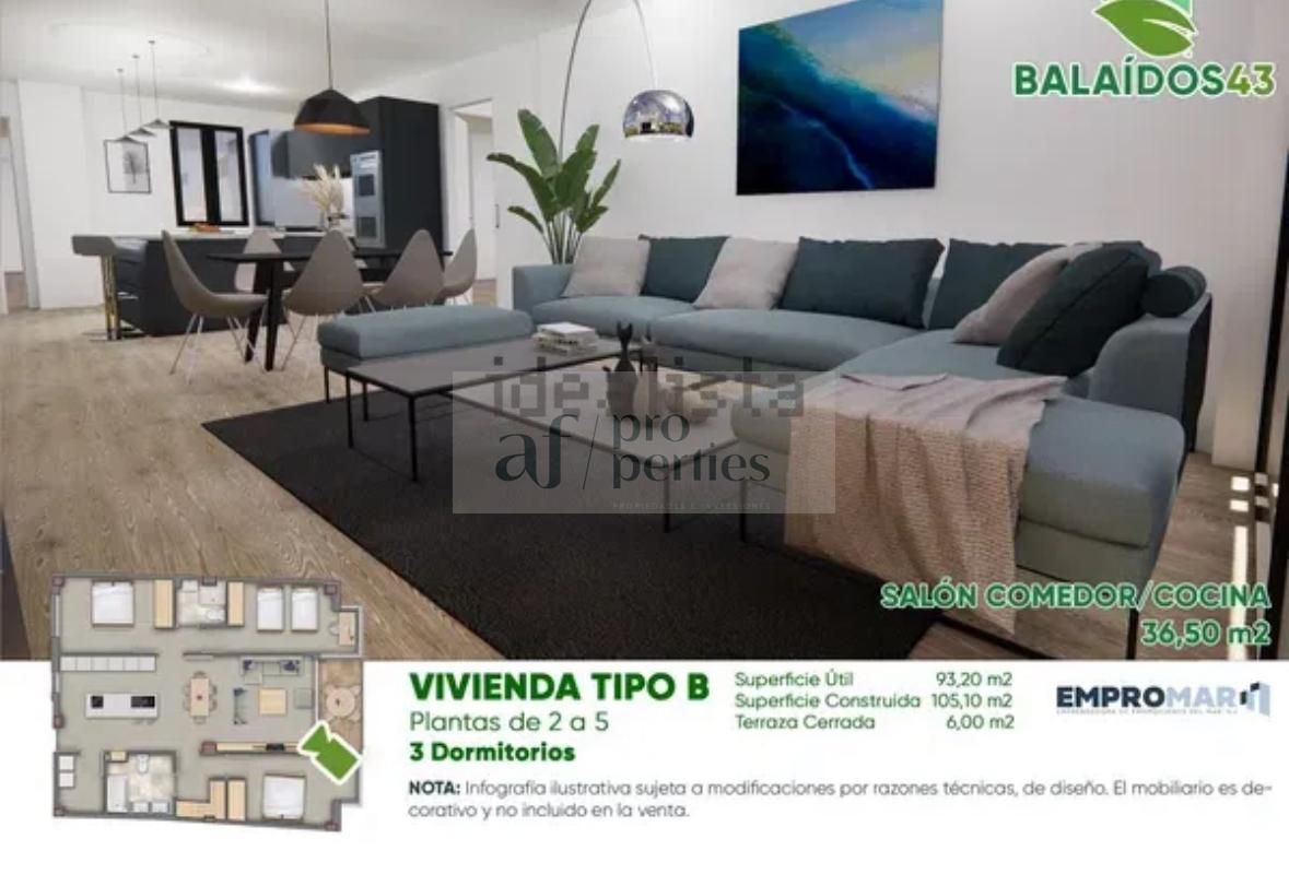 Dormitori de Pis en venda en Vigo  amb Calefacció, Terrassa i Moblat