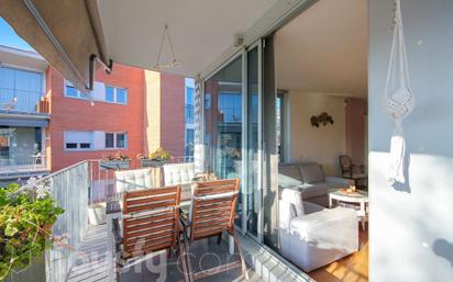 Terrace of Flat for sale in Sant Cugat del Vallès  with Air Conditioner, Heating and Private garden