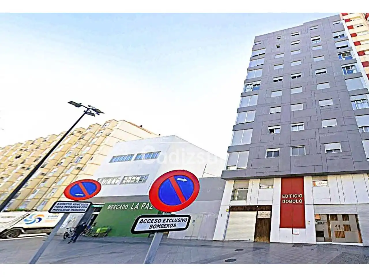 Vista exterior de Piso en venta en Cádiz