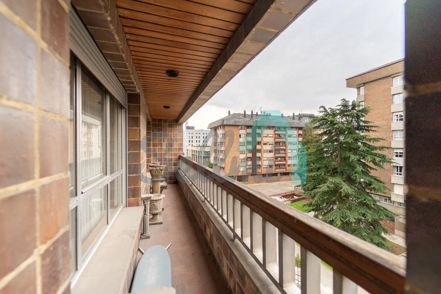 Balcony of Flat for sale in Oviedo   with Heating, Parquet flooring and Terrace