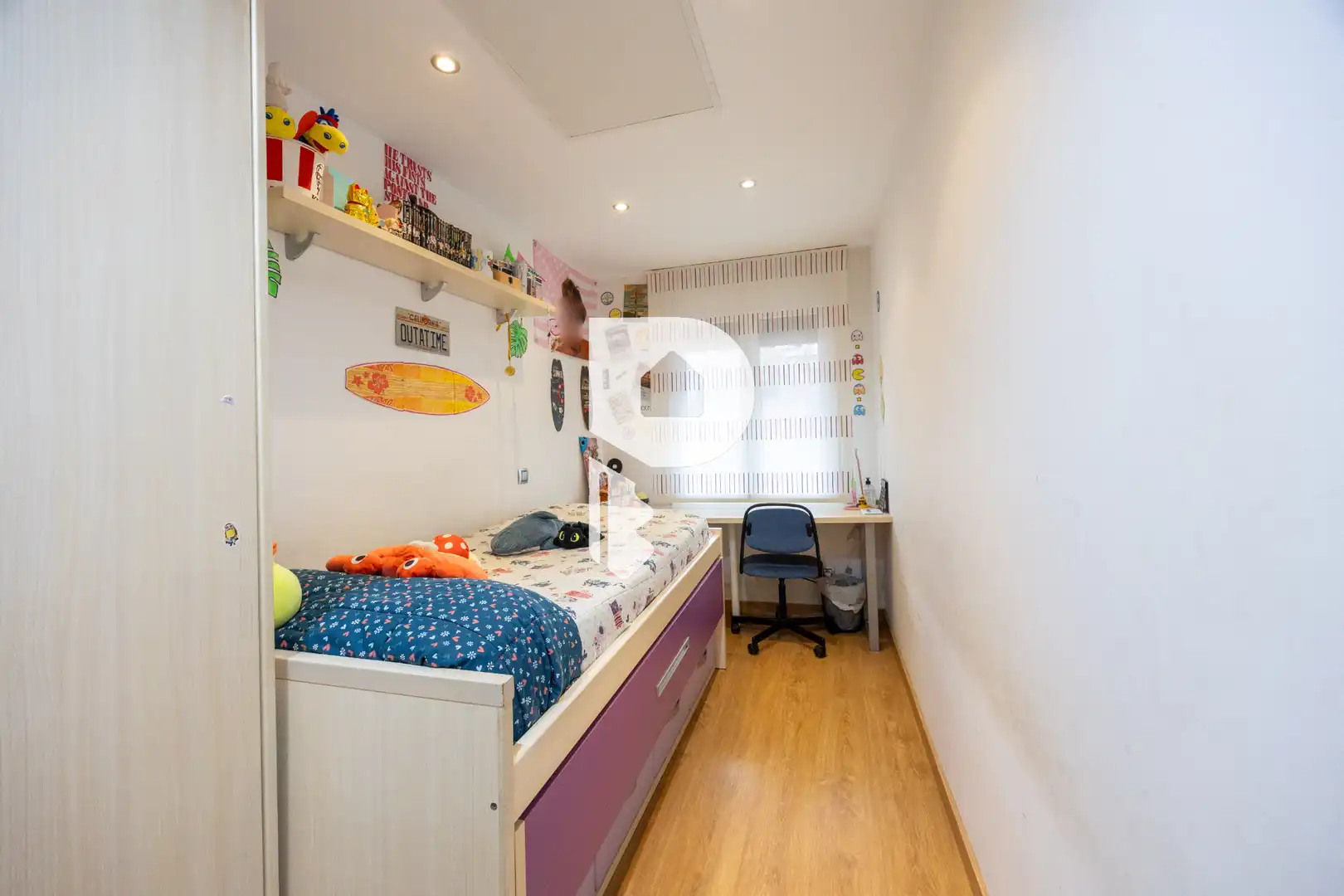 Schlafzimmer von Wohnung zum Verkauf in Sant Vicenç Dels Horts mit Klimaanlage, Heizung und Parkett