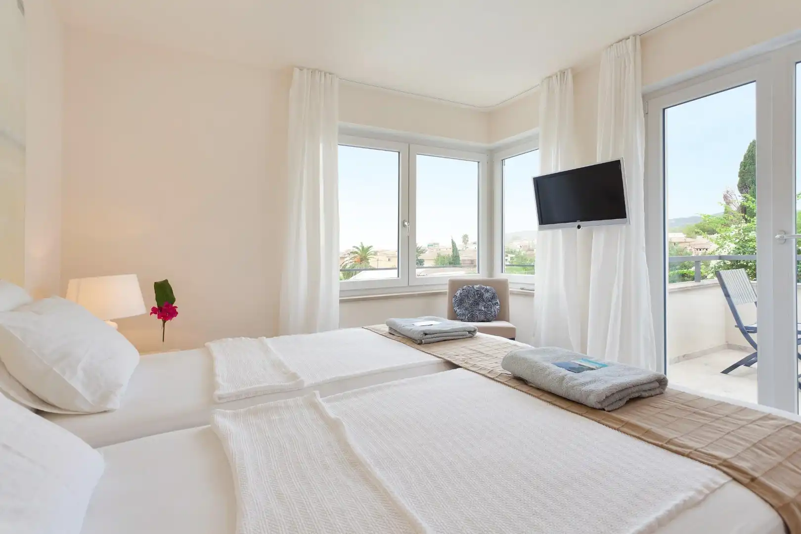 Dormitori de Casa o xalet en venda en  Palma de Mallorca amb Aire condicionat, Jardí privat i Terrassa