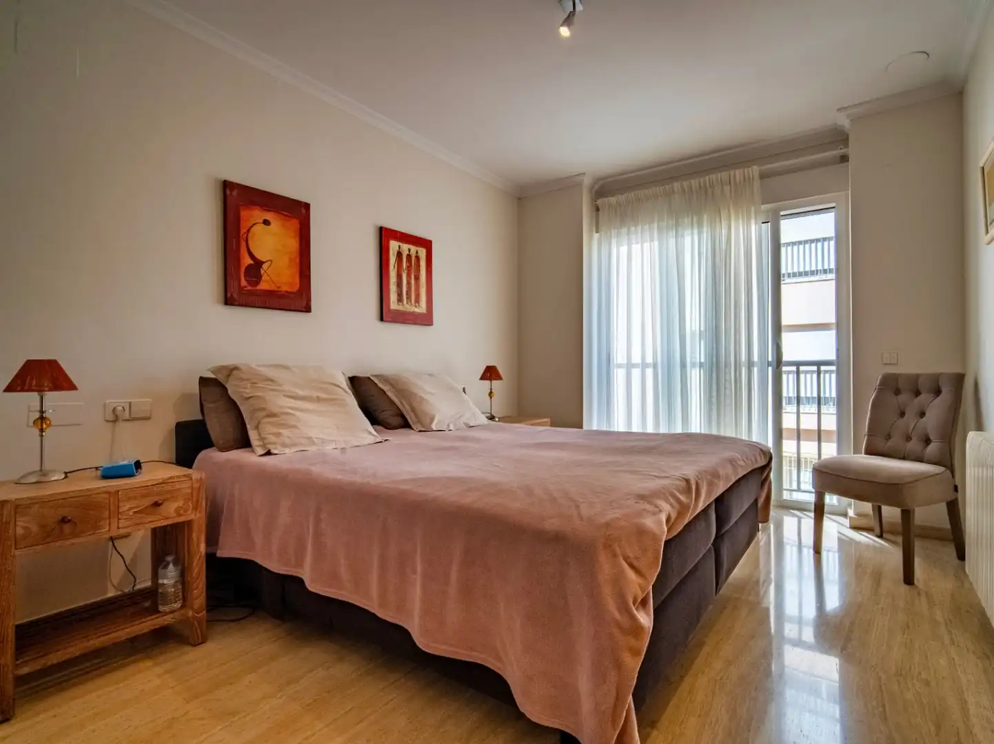 Bedroom of Apartments for sale in L'Alfàs del Pi  with Air Conditioner, Heating and Private garden