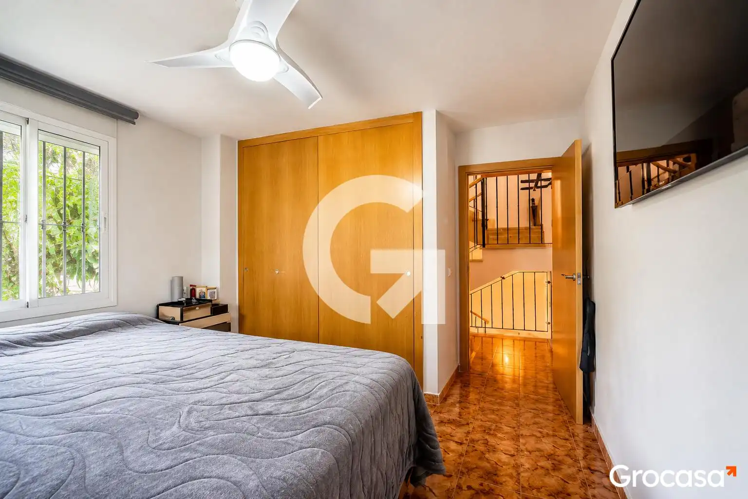 Bedroom of Detached homes for sale in Sagunto / Sagunt  with Air Conditioner, Terrace and Balcony