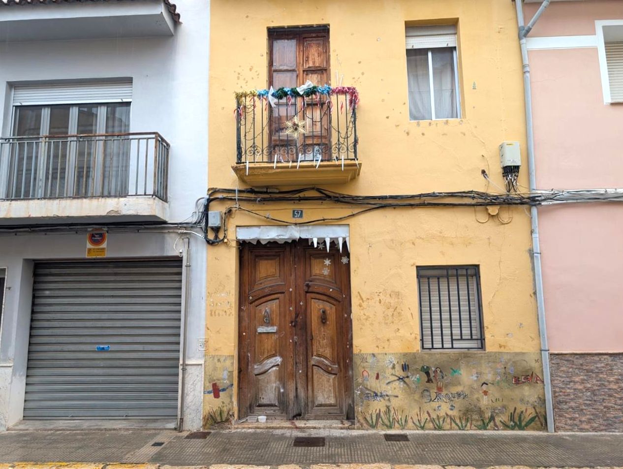 Vista exterior de Casa adosada en venta en Carcaixent