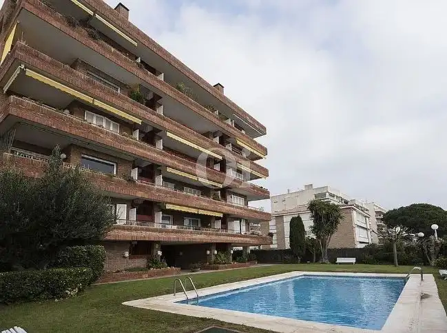 Exterior view of Flat for sale in Caldes d'Estrac  with Air Conditioner, Heating and Private garden