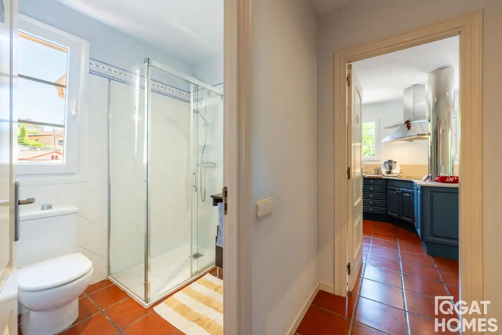 Bathroom of Houses for sale in Sant Cugat del Vallès  with Heating, Terrace and Storage room