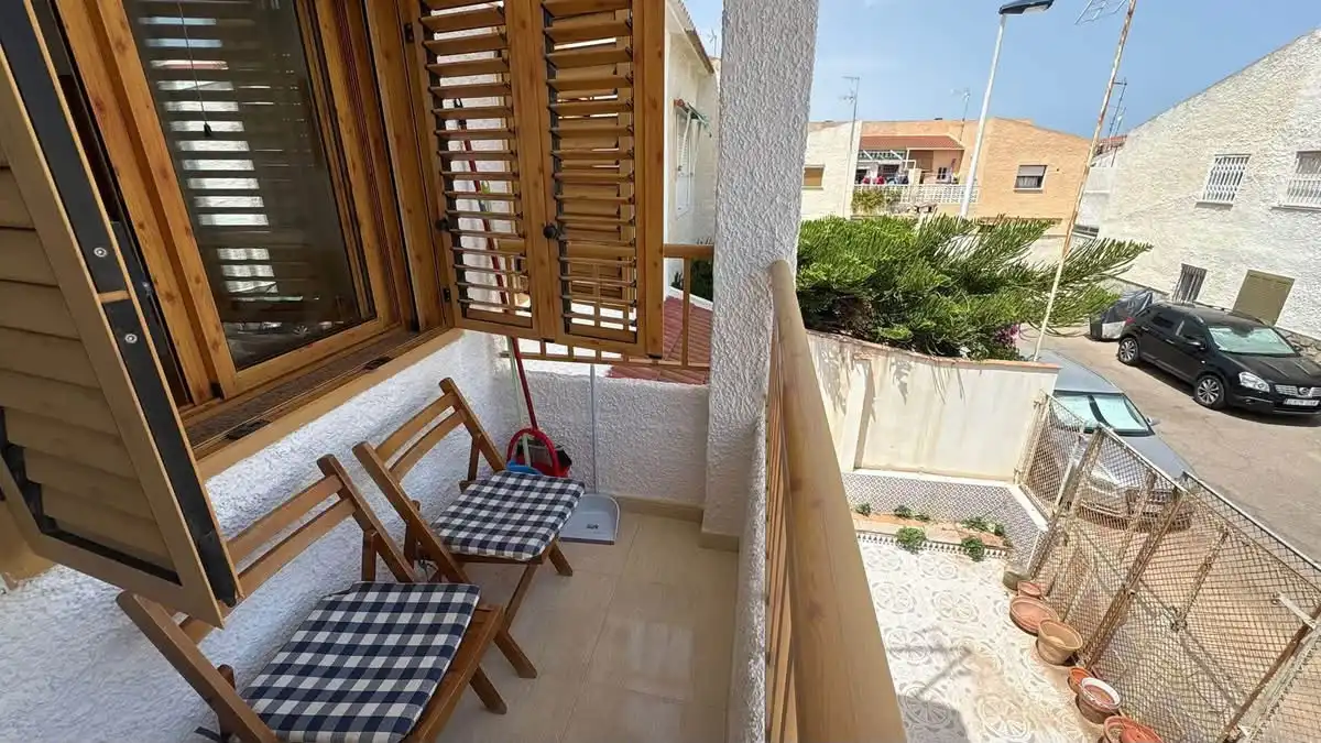 Balcony of Apartments for sale in San Pedro del Pinatar  with Air Conditioner, Furnished and Oven