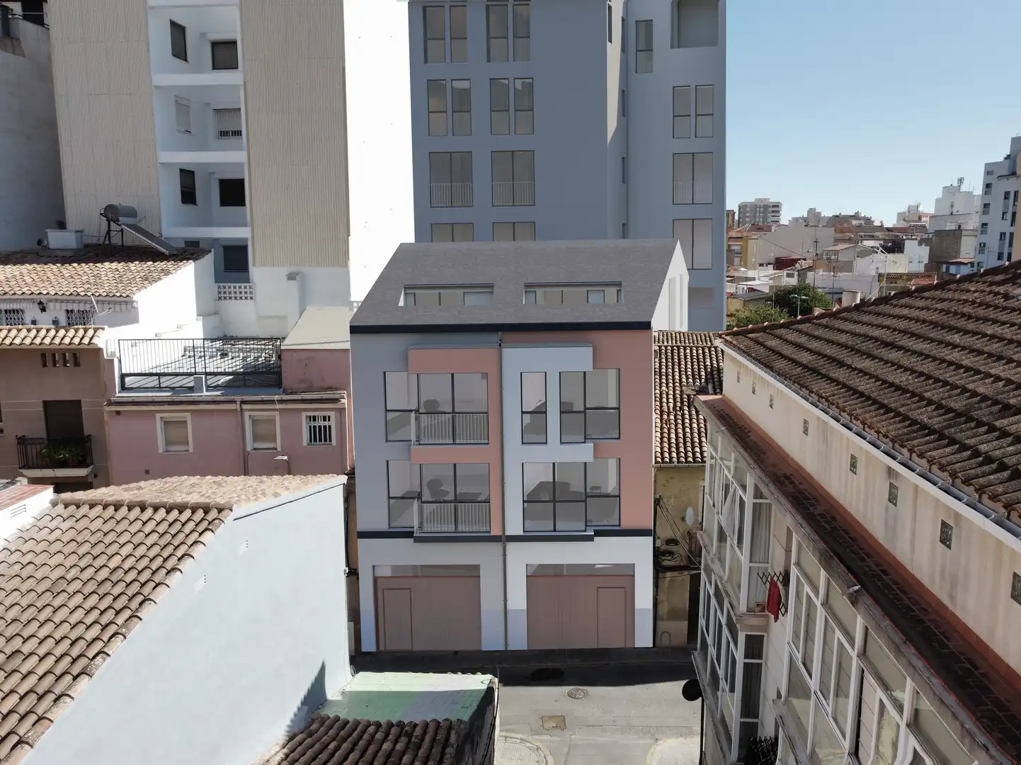 Vista exterior de Piso en venta en Castellón de la Plana / Castelló de la Plana con Aire acondicionado, Calefacción y Parquet