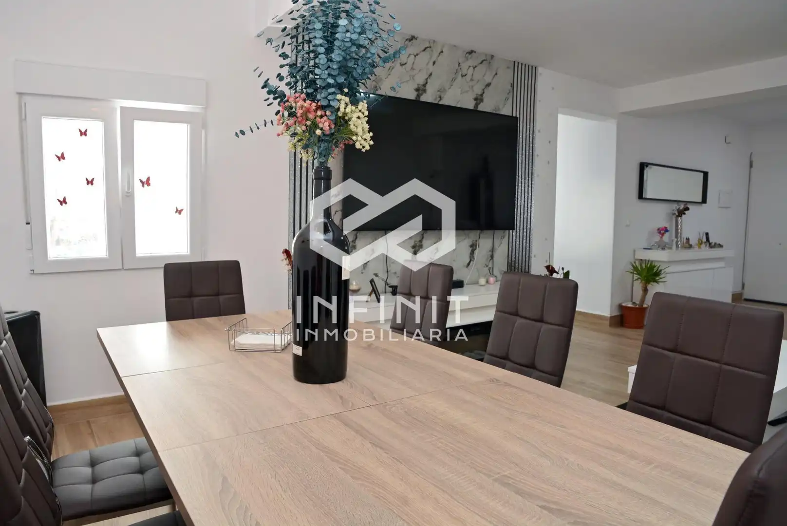 Dining room of Houses for sale in Mazuecos  with Air Conditioner and Balcony