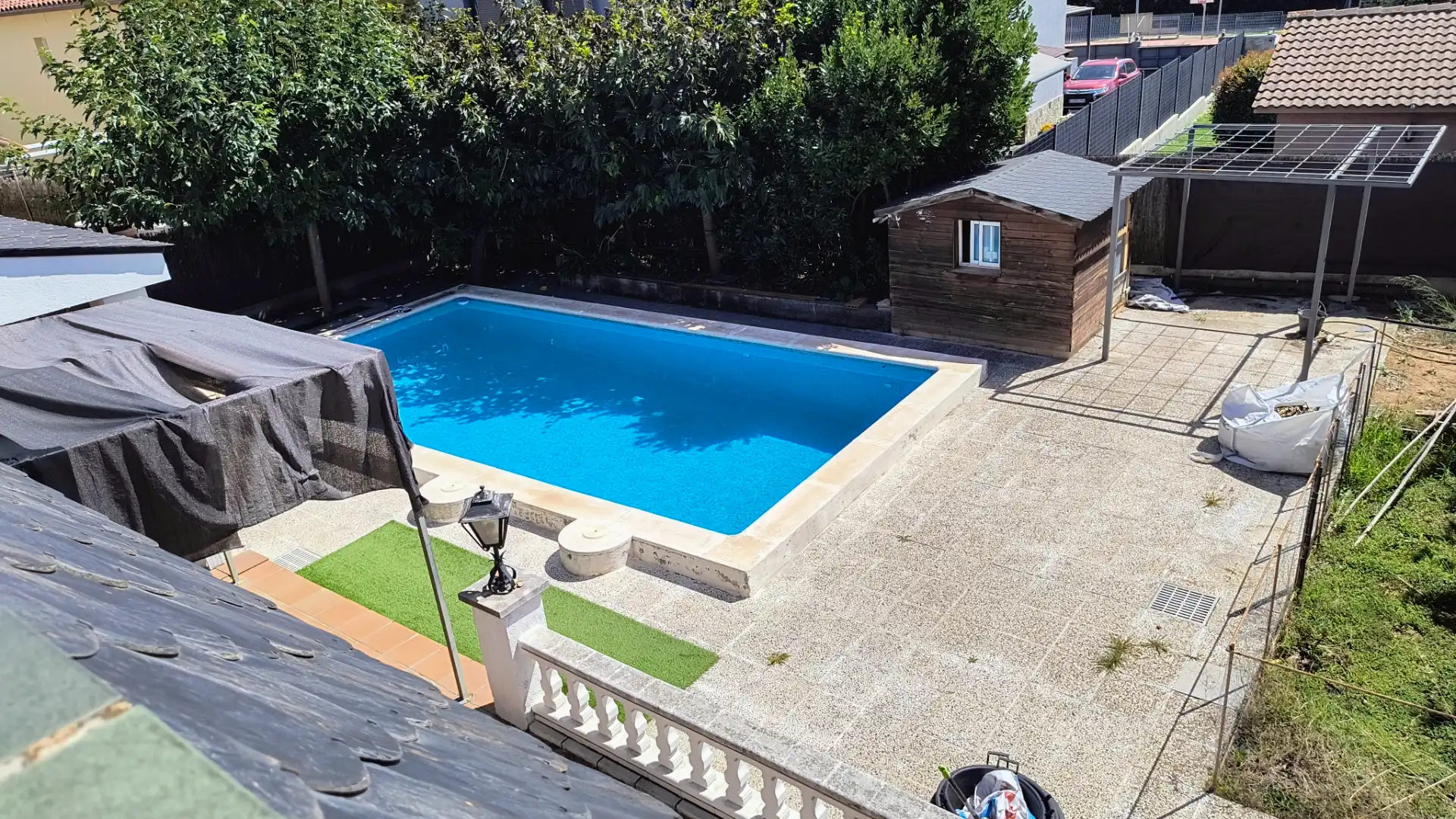 Piscina de Casa o xalet en venda en Llinars del Vallès amb Aire condicionat, Calefacció i Jardí privat